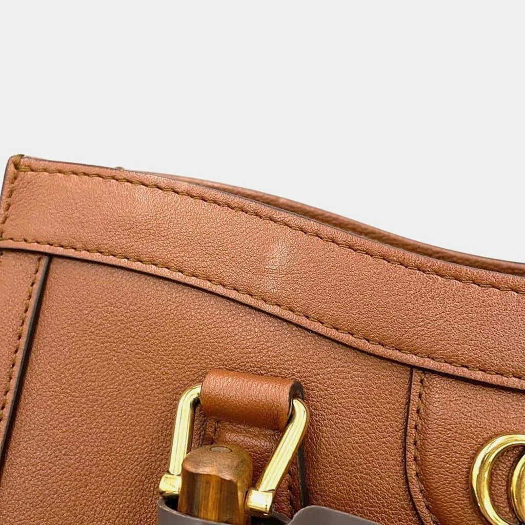 Gucci Gucci Leather Small Diana NM Bamboo Handle Tote Bag 6