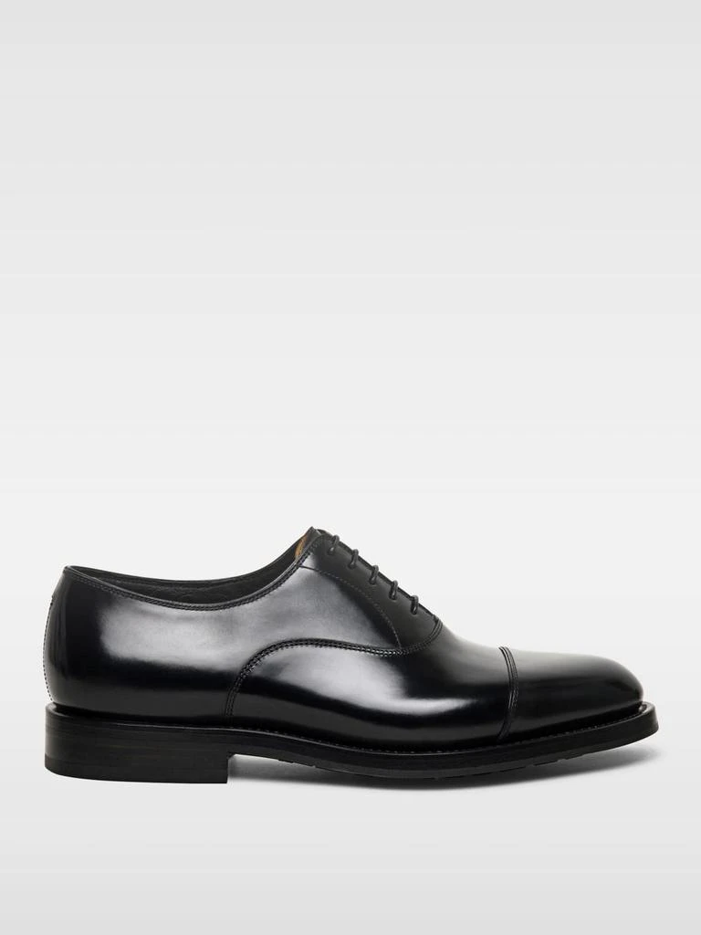 santoni black dress shoes Santoni Black Leather Oxford Shoes