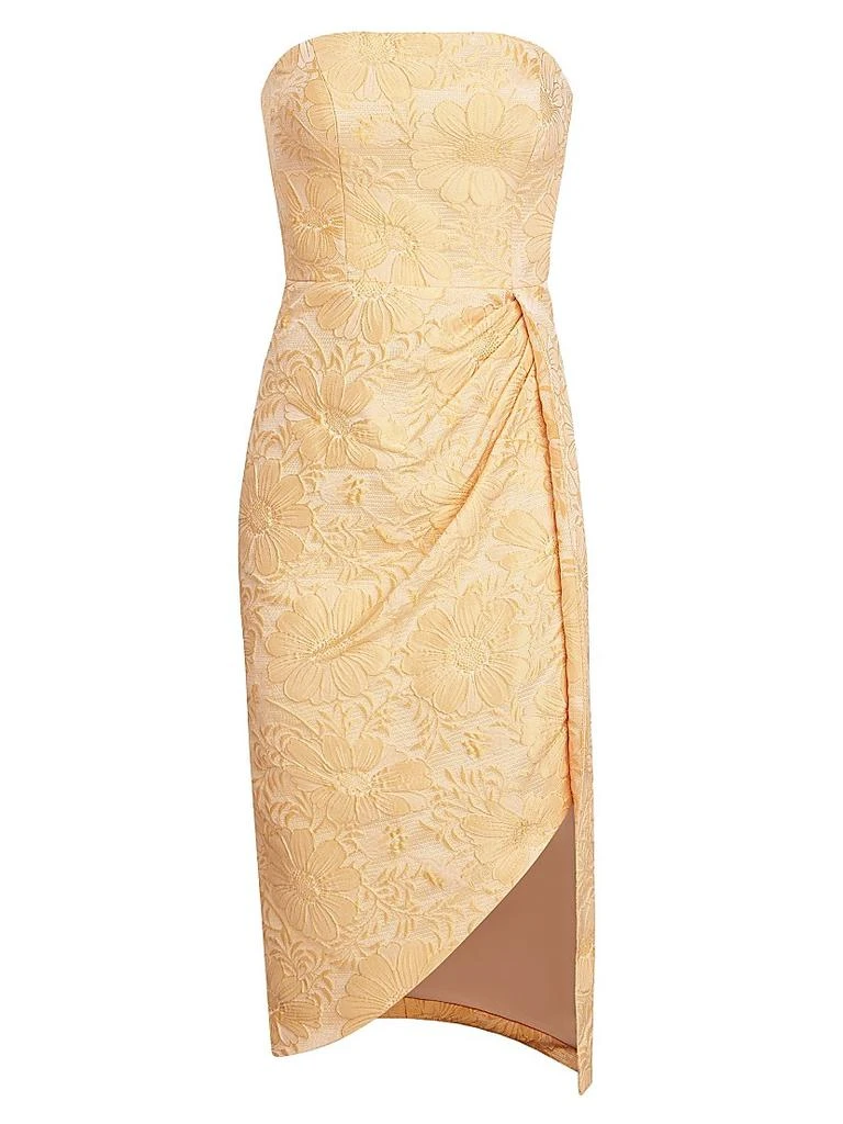 Kay Unger Lucy Jacquard Midi-Dress 1