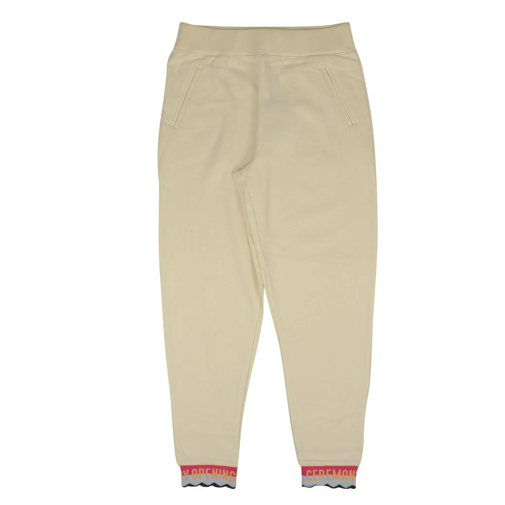 Opening Ceremony Cloud White Elastic Logo Sweatpants 1