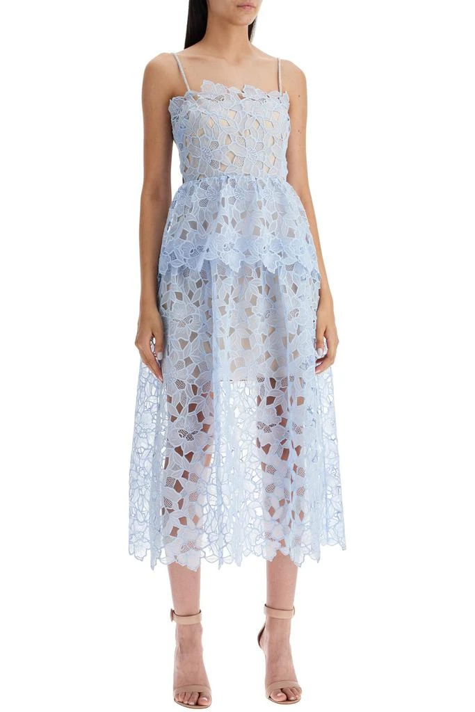 SELF PORTRAIT midi organza dress in 2