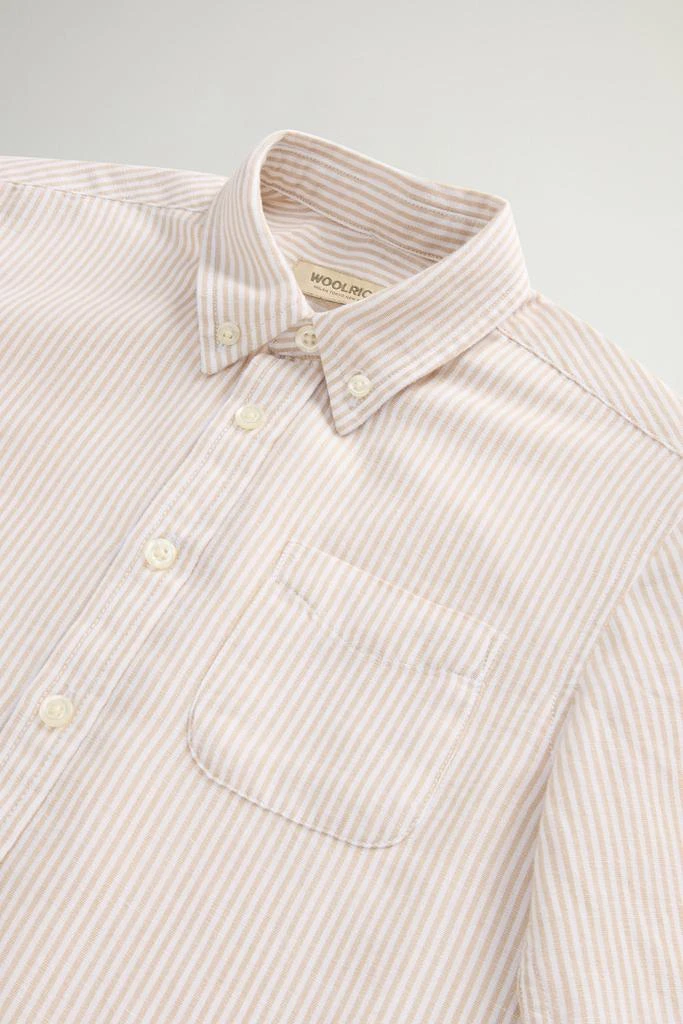 Woolrich Boys’ Cotton- and Linen-Blend Shirt - Boys - White 3