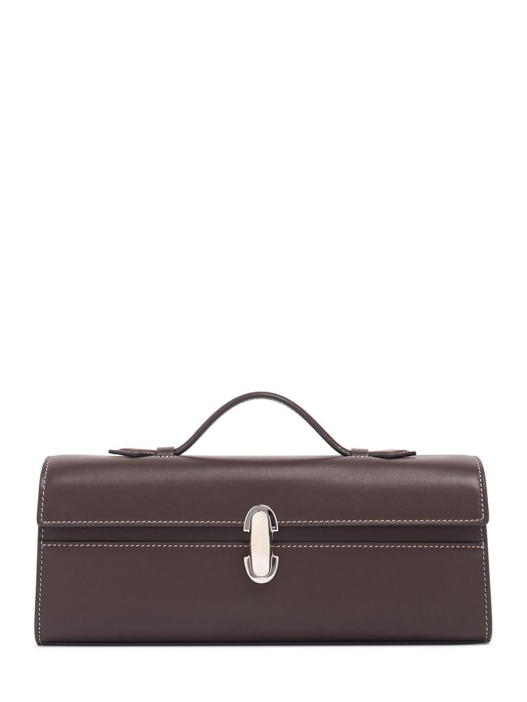 SAVETTE The Slim Symmetry Smooth Leather Bag