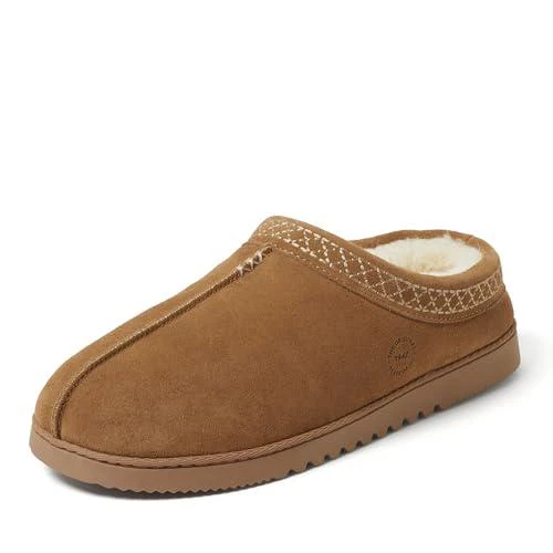 Dear Foams Dearfoams mens Suede Indoor Outdoor Clog