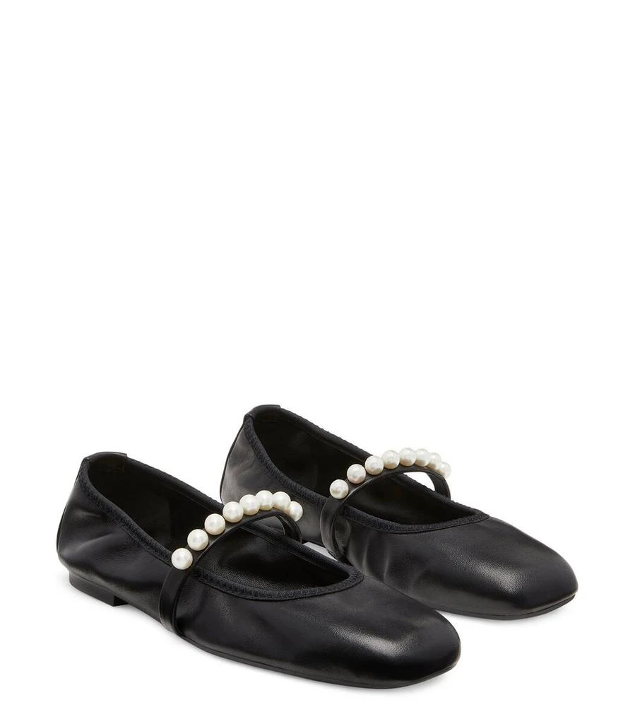 Stuart Weitzman Stuart Weitzman Goldie Embellished Ballet Flats 2