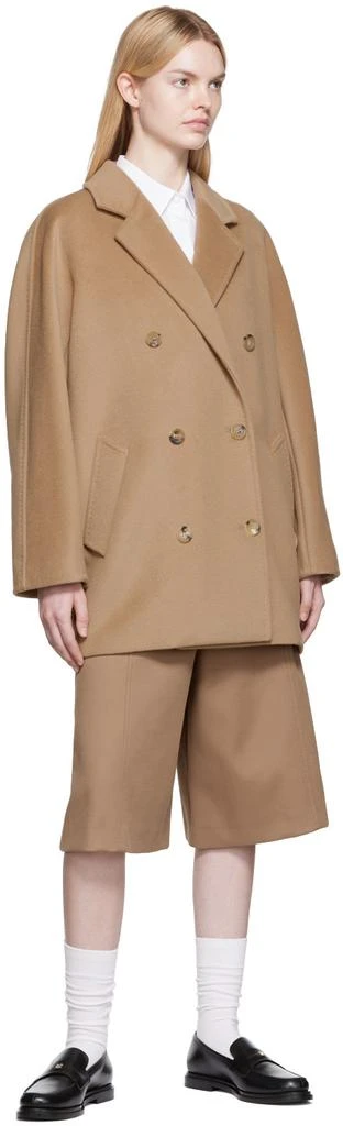 Max Mara Brown Guinea Pea Coat 4