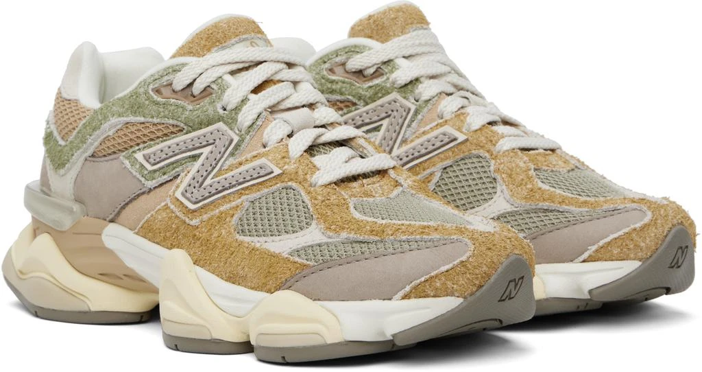 New Balance Khaki & Gray 9060 Sneakers 4