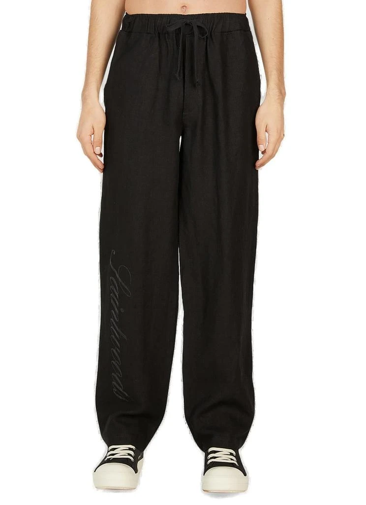 Saintwoods Saintwoods Logo Printed Pyjama Pants 1