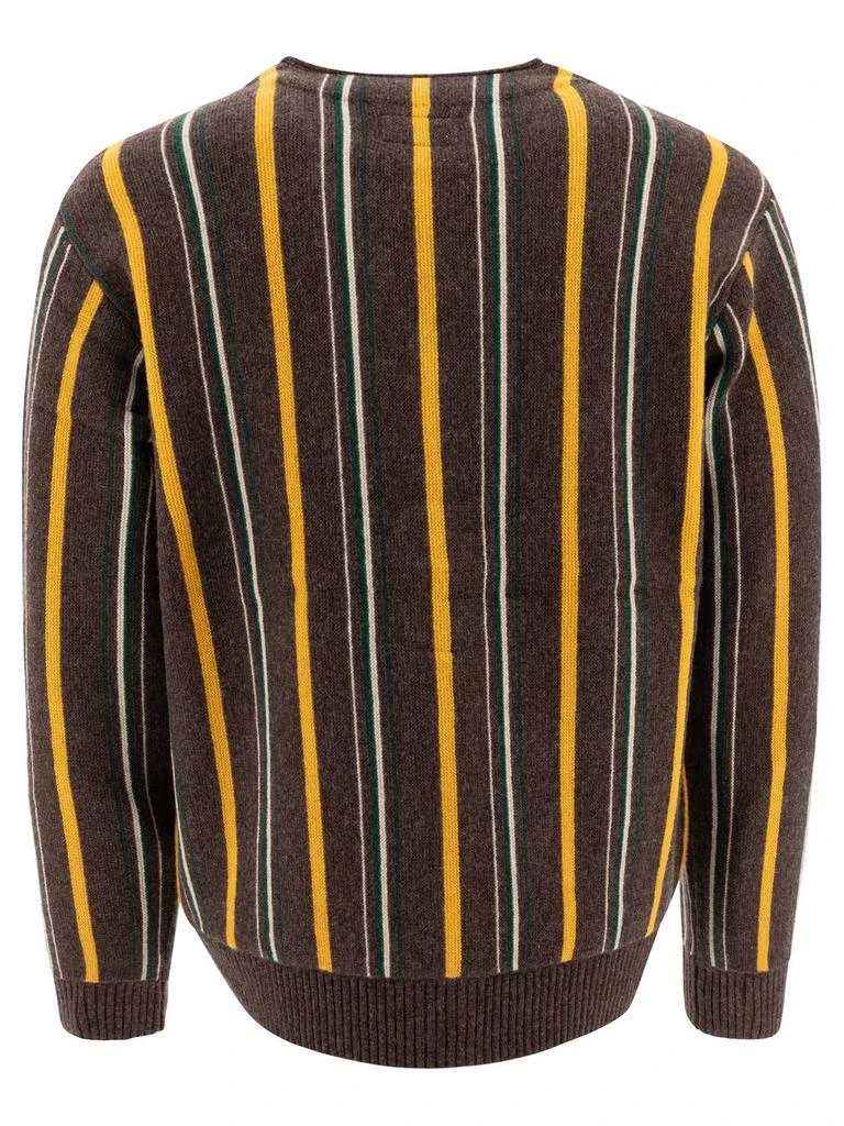 BEAMS PLUS Beams Plus Striped Knit Cardigan 2