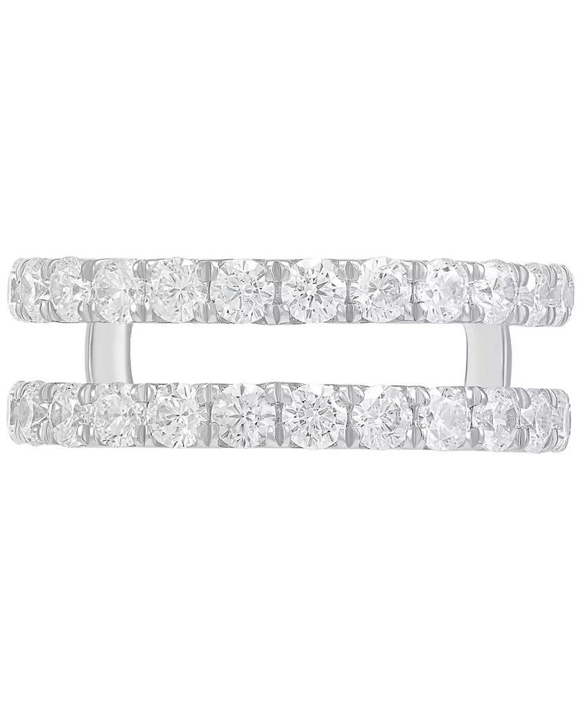 Grown With Love IGI Certified Lab Grown Diamond (1-1/2 ct. t.w.) Enhancer Ring in 14k White or Yellow Gold 4