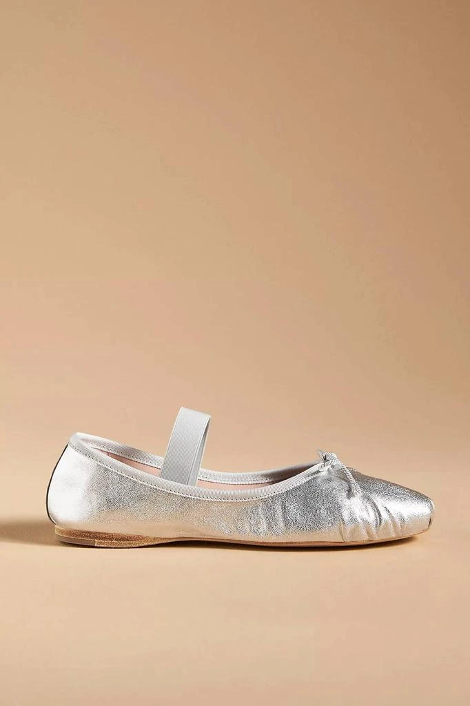 PRETTY BALLERINAS Women's Lea Flats In Silver 2