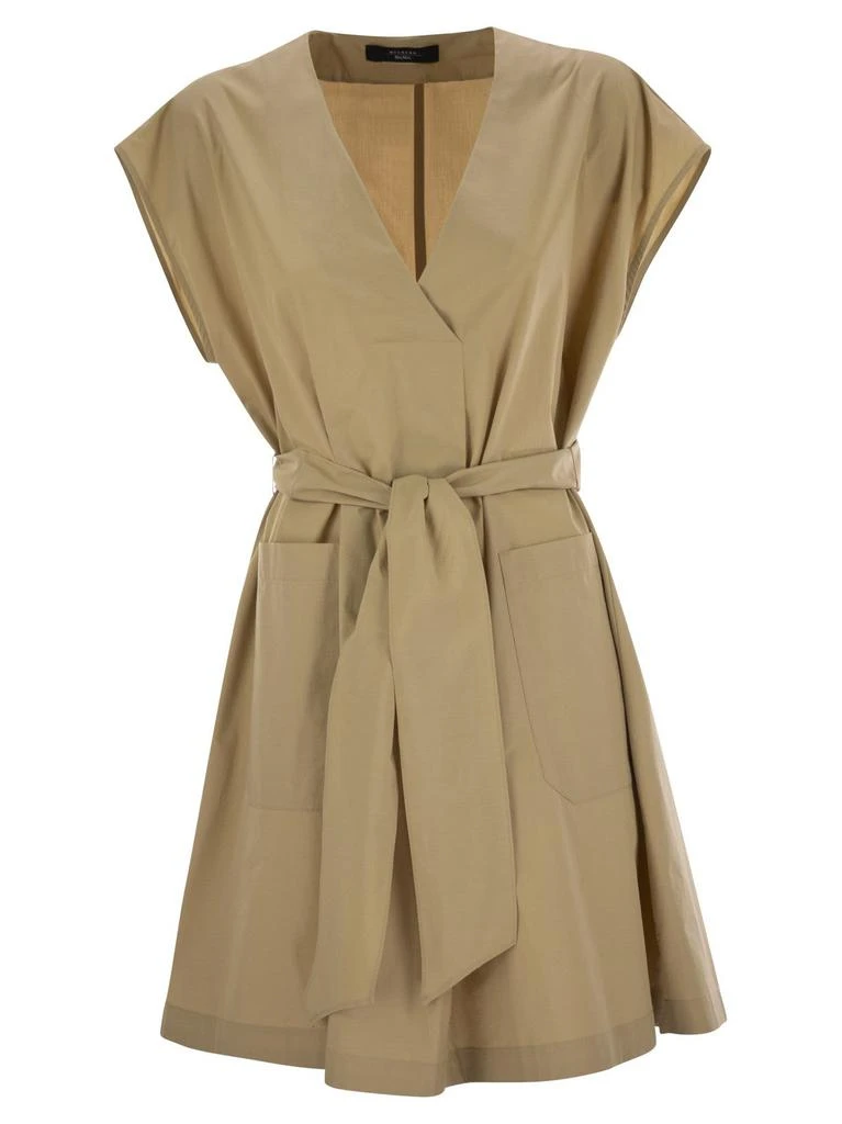 Weekend Max Mara Weekend Max Mara Mitico V-Neck Belted Dress 1