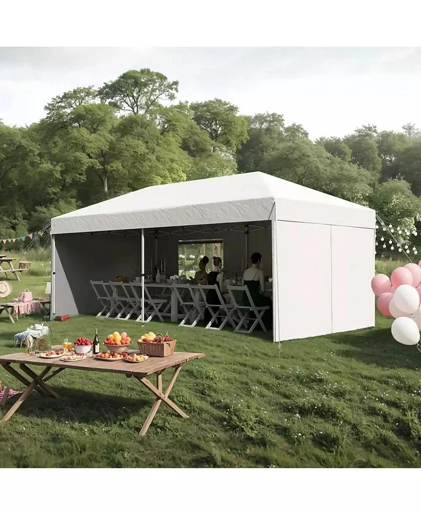 gaomon 10X20 Pop Up Canopy Tent with 4 Sidewalls for Events, Parties, Camping