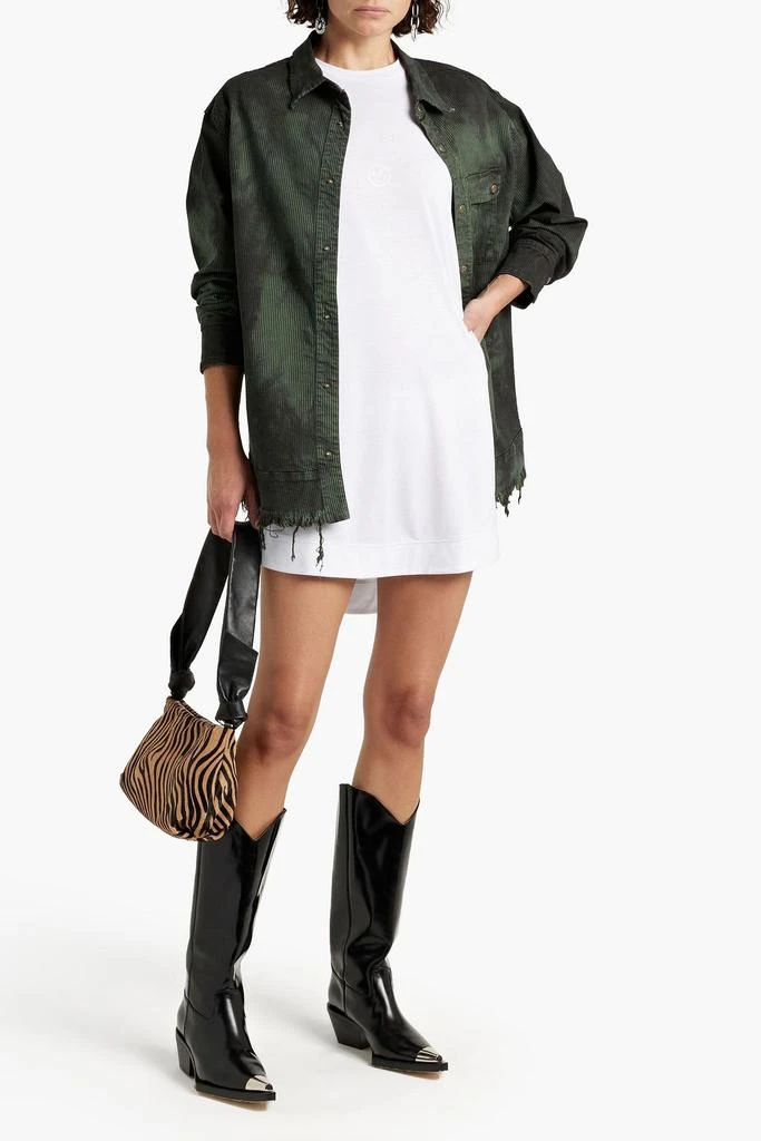 SER.O.YA Jonas embroidered jersey mini dress 2