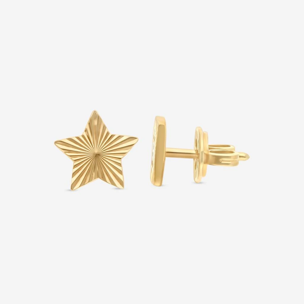 Gucci Gucci Icon 18K Yellow Gold Stud Earrings YBD66206800100U-copy 3