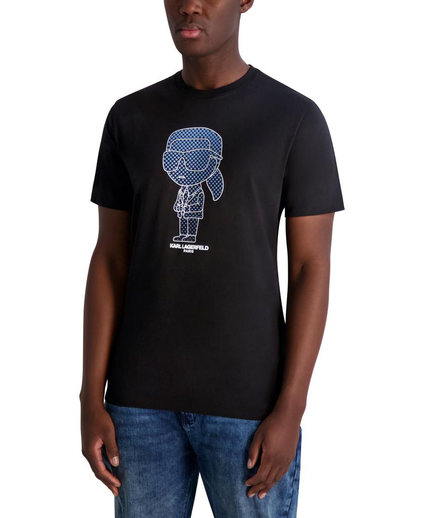 ビッグシルエットでストリート系！KARL LAGERFELD Tシャツ XL Karl Lagerfeld Paris RUBBERIZED KARL LOGO T-SHIRT - BeyondStyle