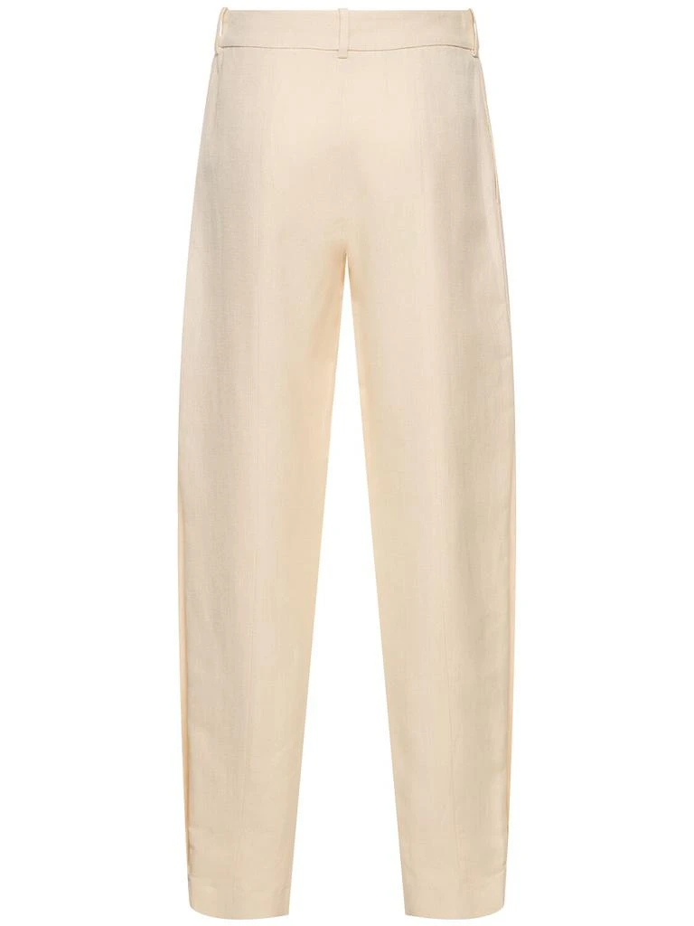 Ralph Lauren Pleated Linen & Silk Pants 4