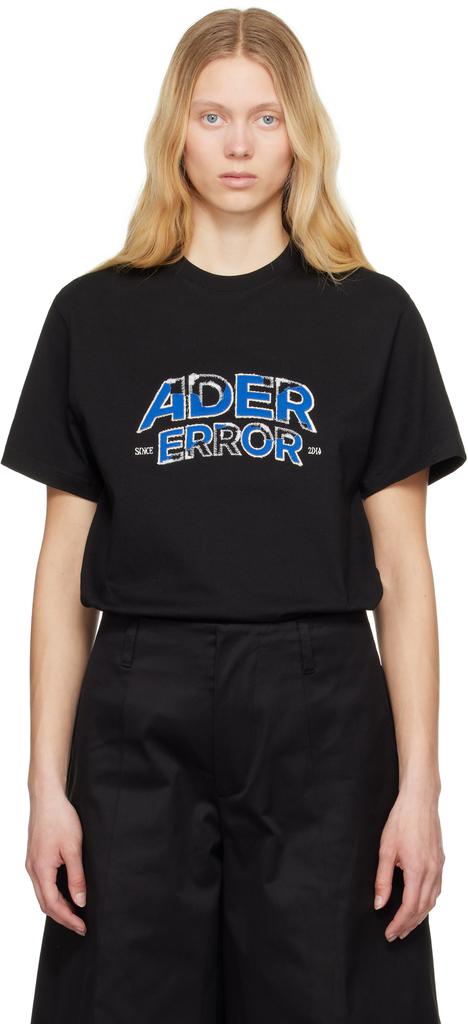 ADER error Black Edca Product. 52 T-shirt