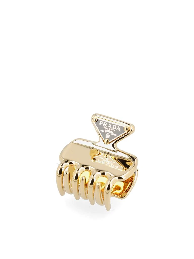 Prada Prada Logo Detailed Claw Hair Clip 2