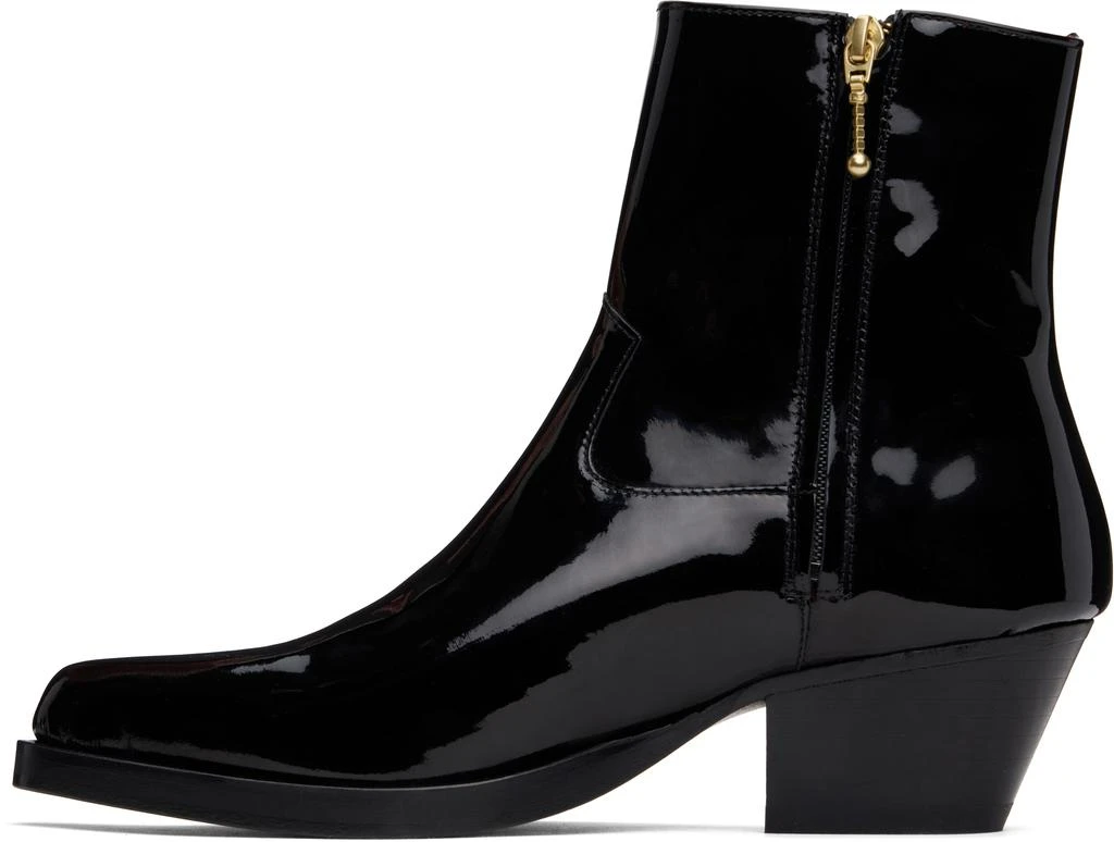 Ernest W. Baker Black Western Boots 3