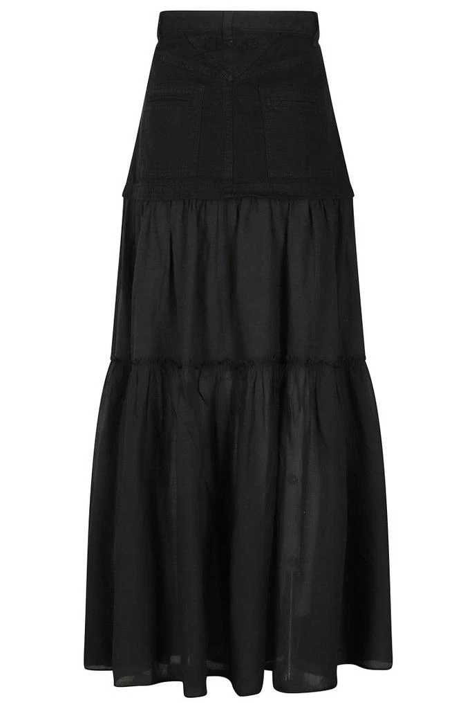 PINKO Kenny Cotton Voile Maxi Skirt 1