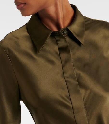 Joseph Brunel silk satin blouse 5