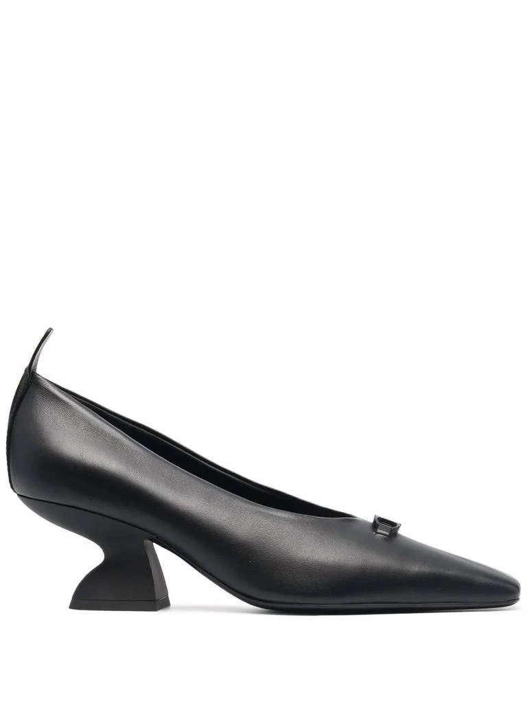 Salvatore Ferragamo Women
s Gancini Leather Pumps In Black 2