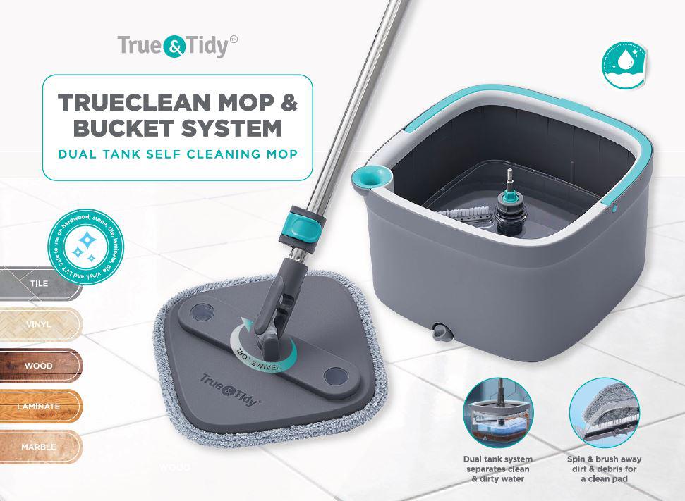 True & Tidy TrueClean Mop & Bucket System