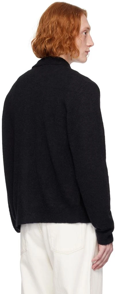 Our Legacy Black Evening Polo Cardigan 3