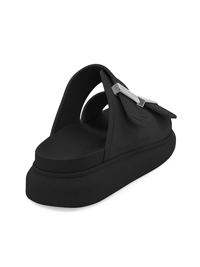 Alexander McQueen Rubber Double-Strap Slides 3