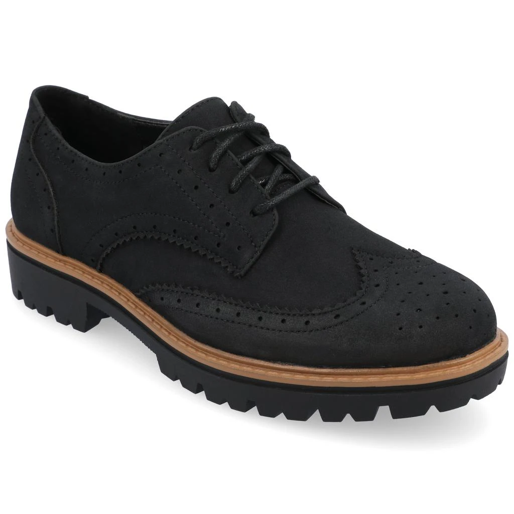 JOURNEE Journee Women's Medium and Wide Width Claudiya Oxford 8