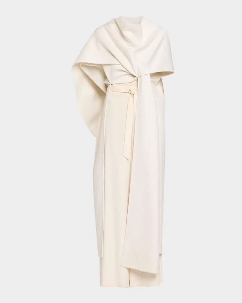 Balenciaga Cashmere Scarf Coat