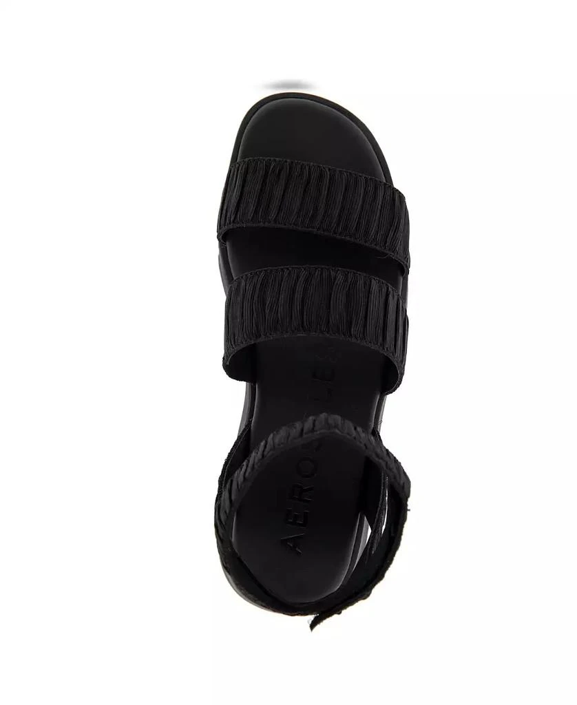 Aerosoles Women's Fiona Round Toe Flatform Sandals 5