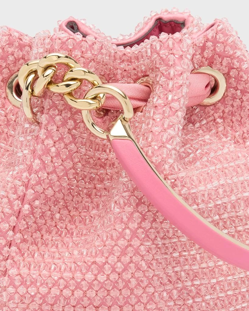 Jimmy Choo Bon Bon Bow Crystal Bucket Bag 5