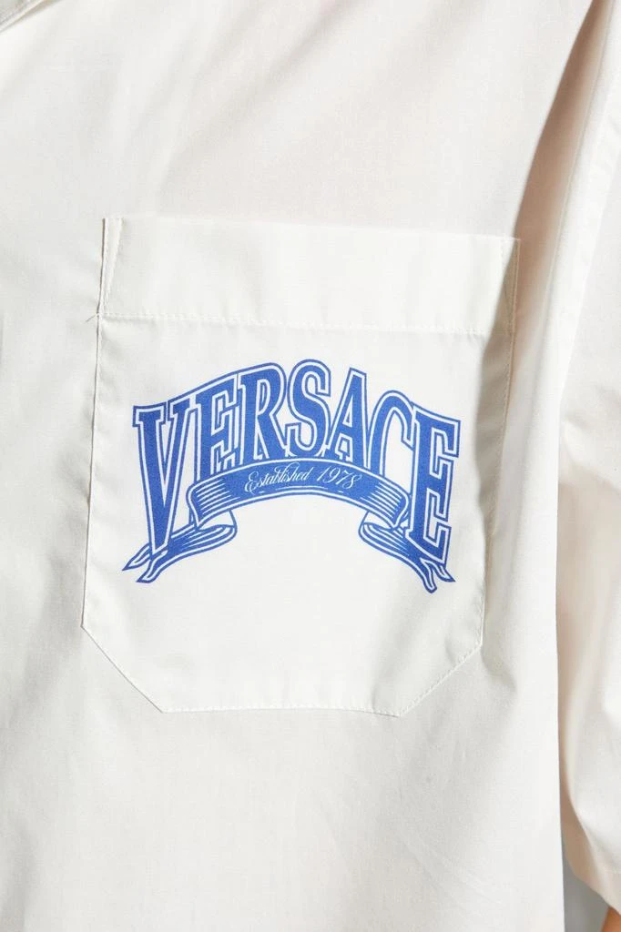 Versace Versace Logo-Printed Short-Sleeved Shirt 4