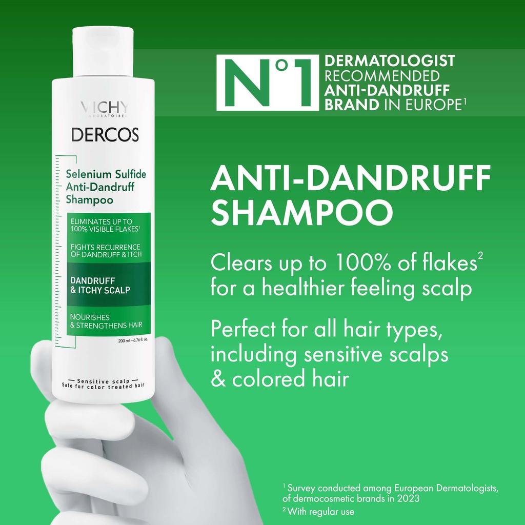 Vichy Dercos Selenium Sulfide Anti-Dandruff Shampoo