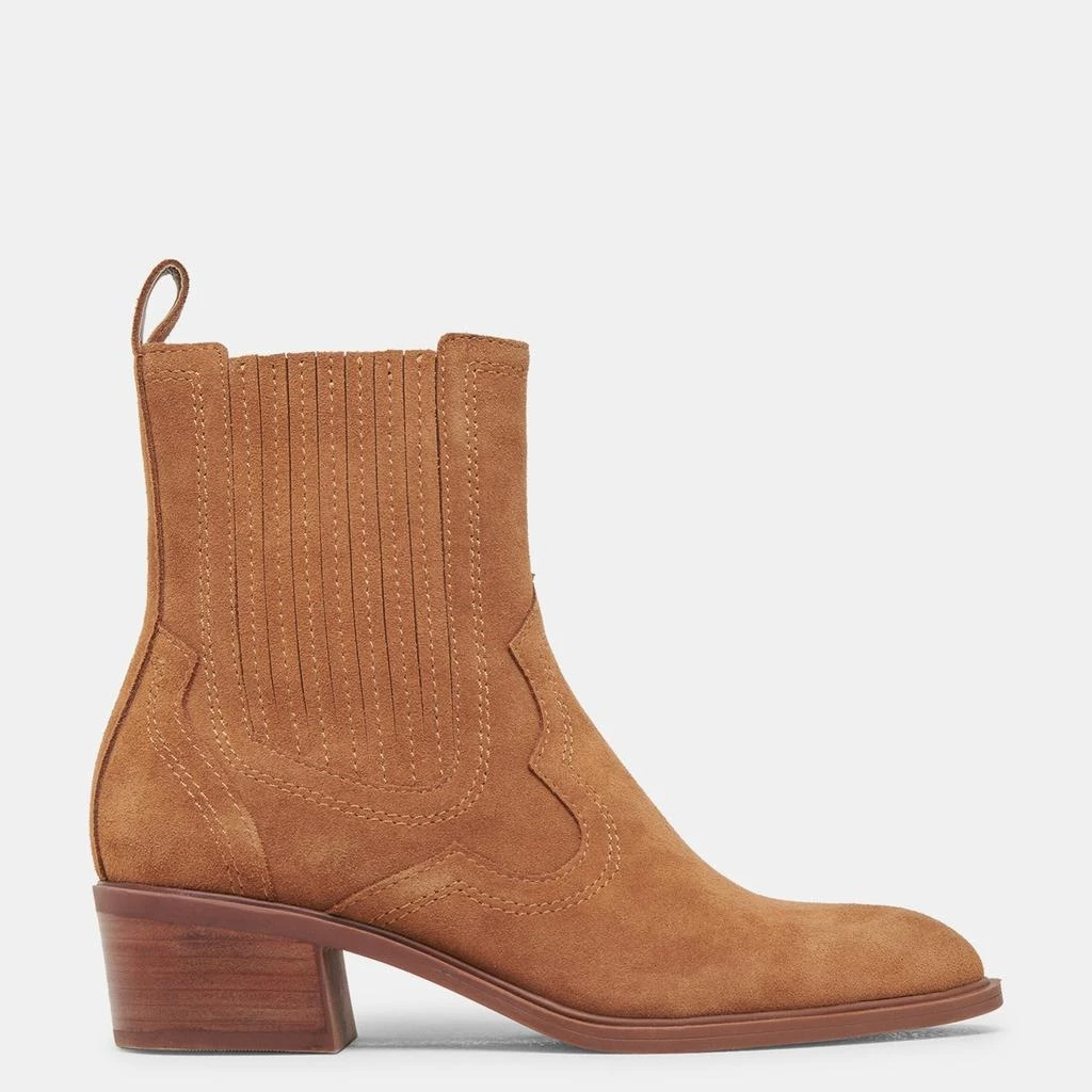 Dolce Vita Brylee H2o Wide Booties Brown Suede 1