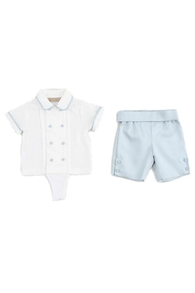 LA STUPENDERIA La Stupenderia Short-Sleeve Button Shorts Set 2