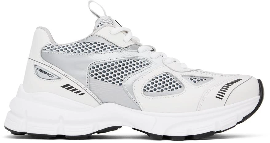 Axel Arigato White & Silver Marathon Runner Sneakers 1