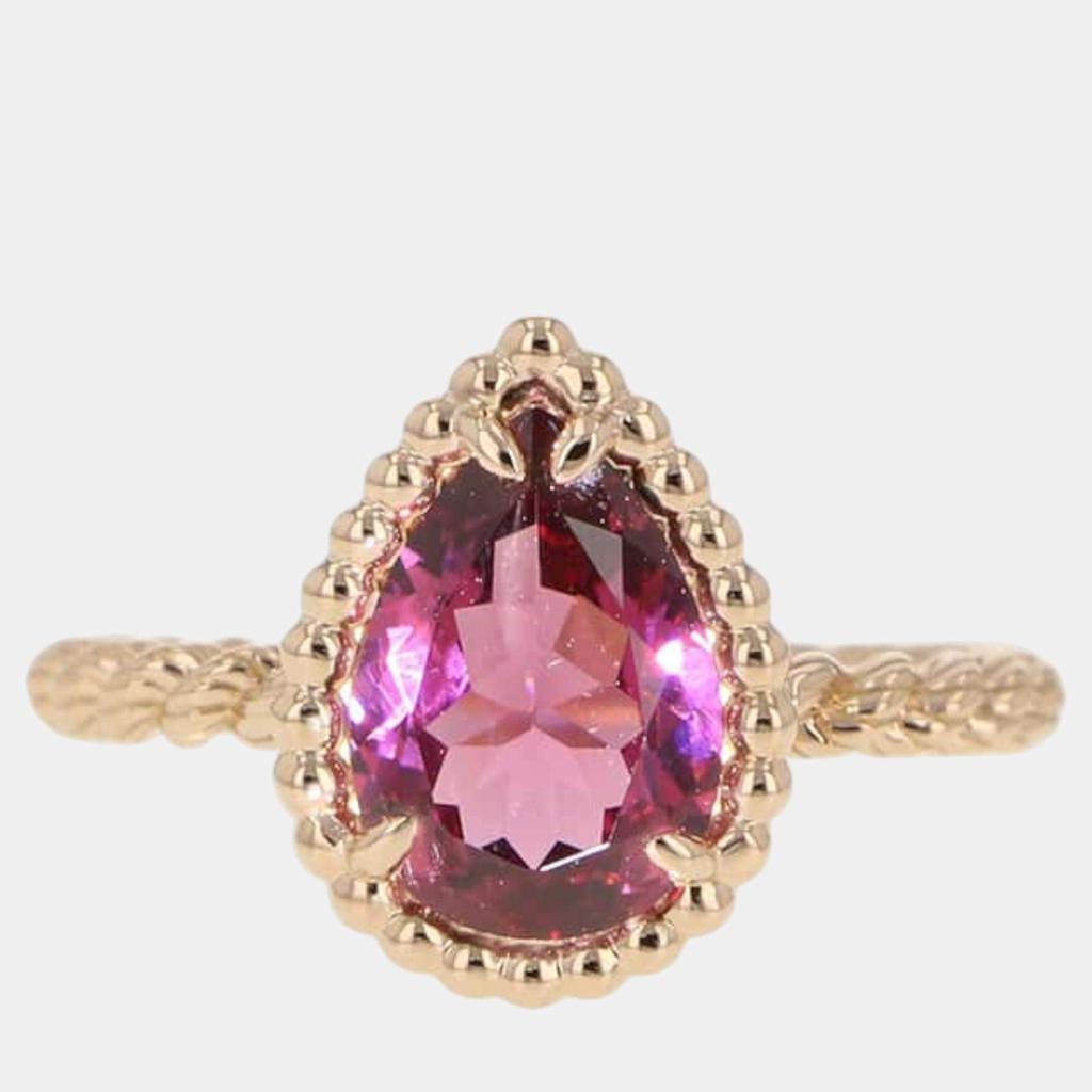 Boucheron Boucheron 18K Rose Gold Serpent Boheme Ring EU 50