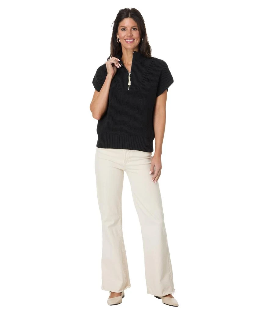 Lilla P Half Zip Poncho Sweater 4