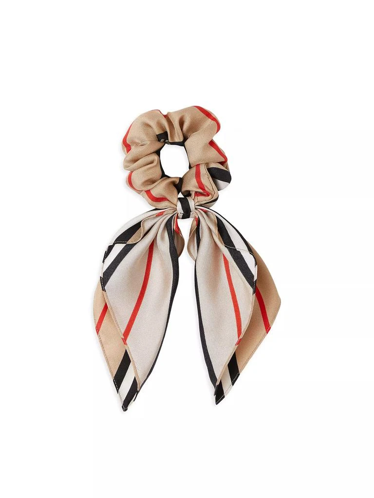 Burberry Little Girl's ​Striped Scarf Scrunchie 2