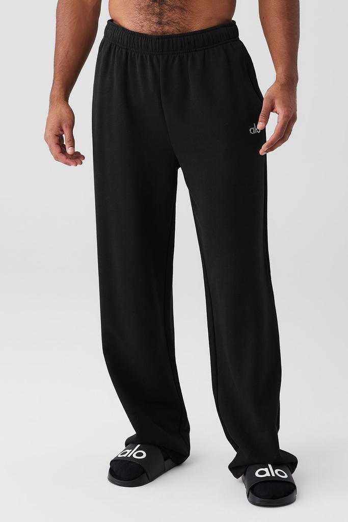 Alo Accolade Straight Leg Sweatpant - Black