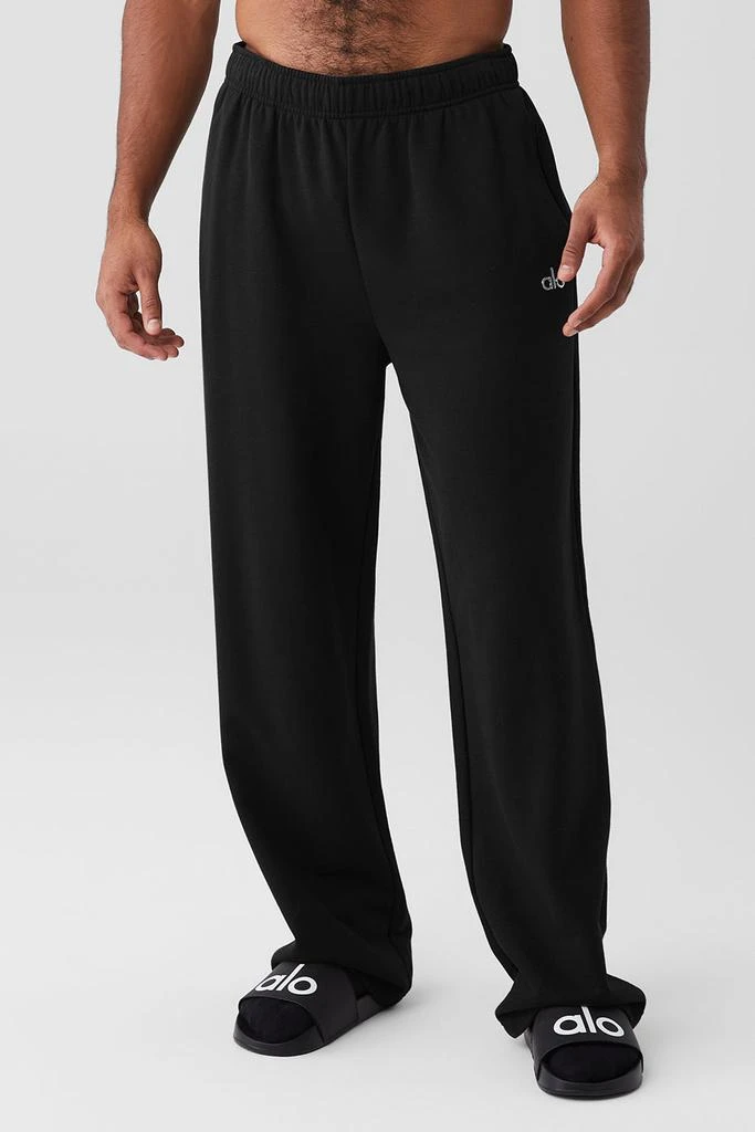 Alo Yoga Accolade Straight Leg Sweatpant - Black 1