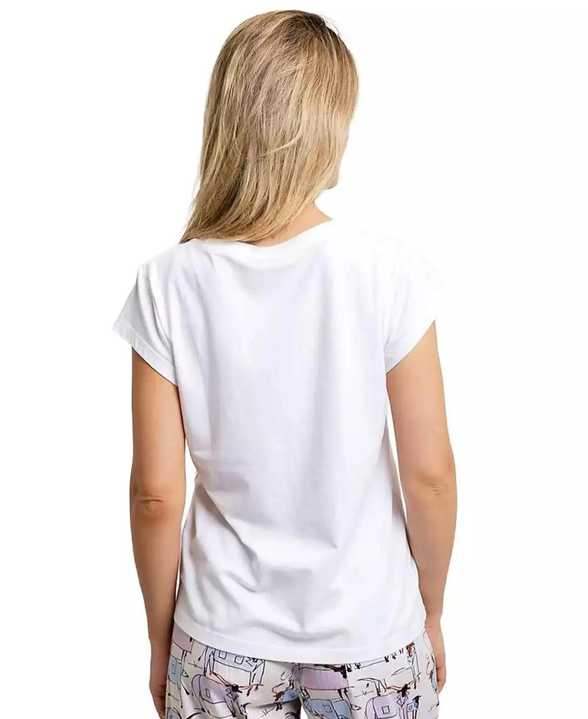 Sant and Abel Women
s Drawbertson Y
All Go To Bed Cotton Pajama T-Shirt 4