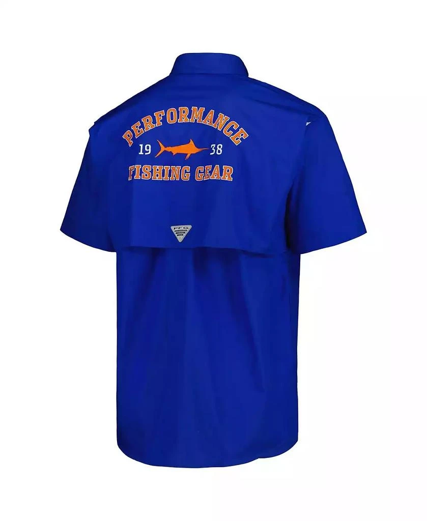 Columbia Men's Royal Florida Gators Bonehead Button-Up Shirt 3