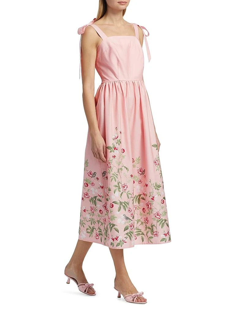 Floral Stretch Cotton Midi-Dress  On Sale Now with Up to 50% Off |  Discover Exclusive Deals & Savings at BeyondStyle  Authentic If Only  Studio pleated|sleeveless|fit & flare|women's  apparel|floral|Women's|women's|dresses|contemporary|midi-length ...