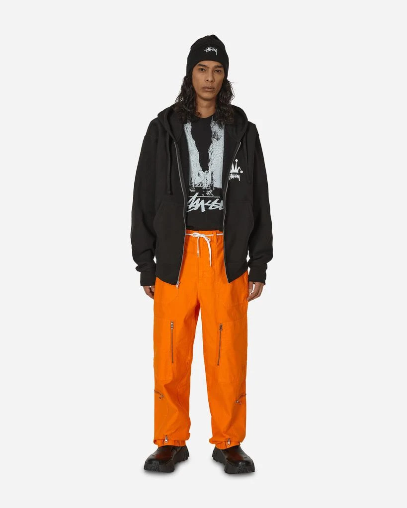 STUSSY Flight Nyco Ripstop Pigment Dyed Pants Orange 4