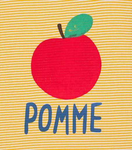 Jellymallow Pomme striped cotton-blend T-shirt 2