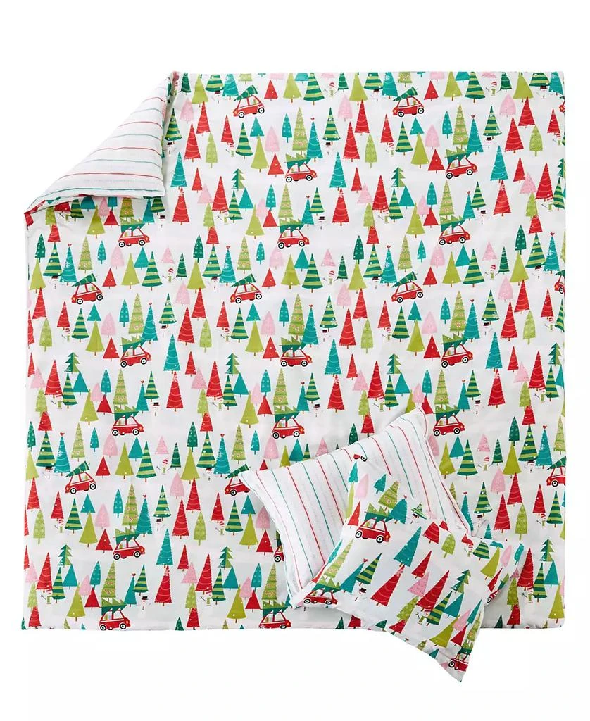 Levtex Merry Bright Holly Jolly Reversible 3-Pc. Comforter Set 6
